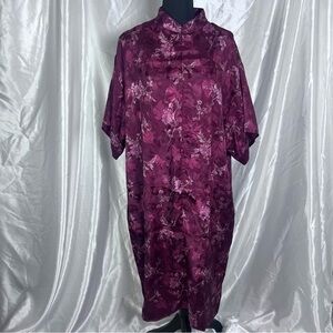 Vintage Valerie Steven’s Y2K Purple Satin Dress Medium